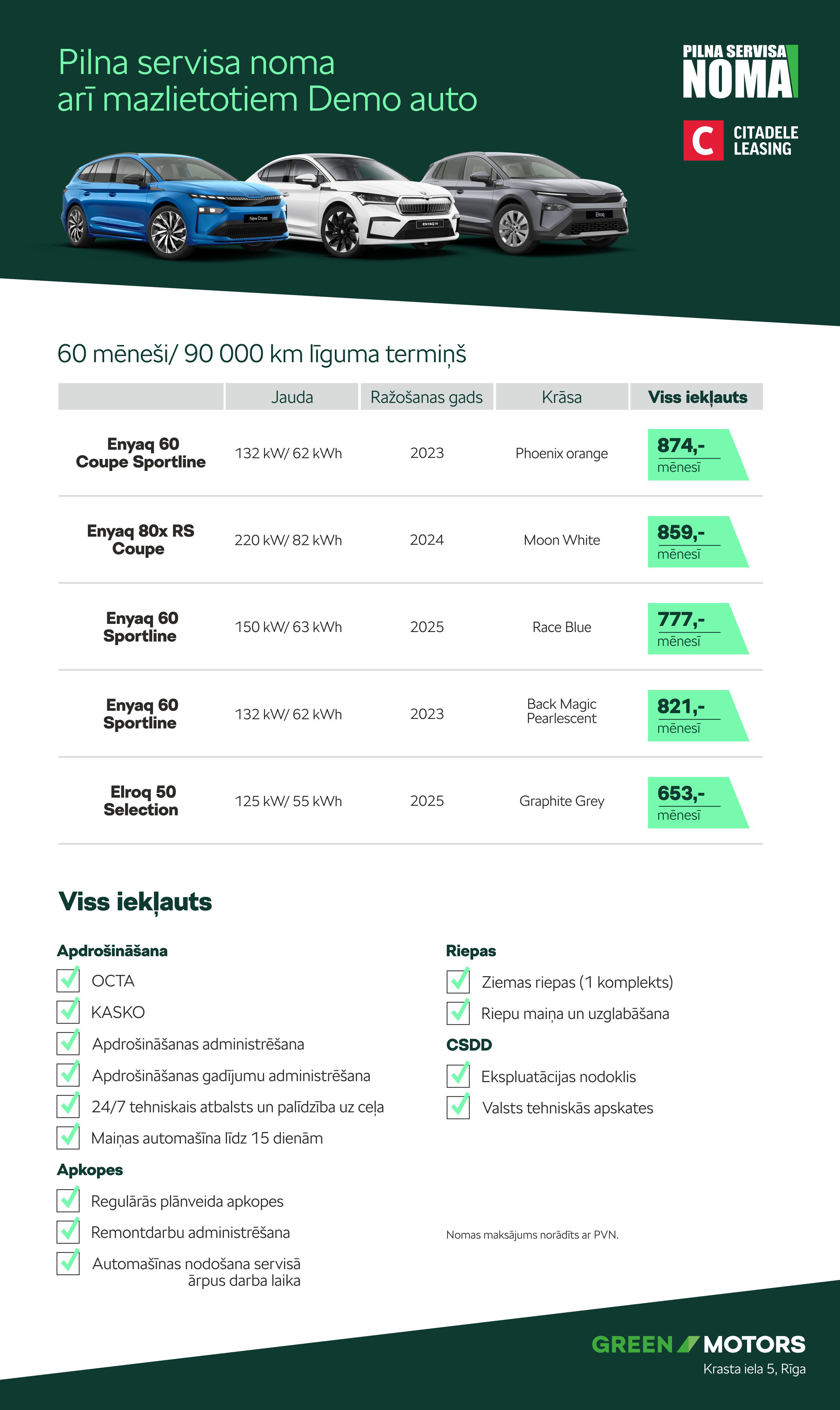 Pilna servisa noma arī mazlietotiem demo auto!