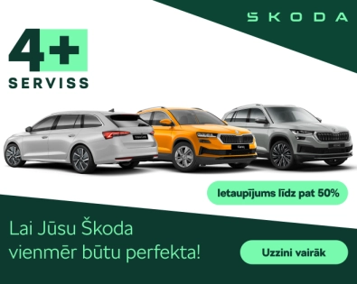 Izdevīgais Škoda 4+ serviss!
