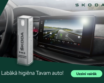 Līdzeklis žilbinošam Tava auto displejam! Iesaka Škoda!