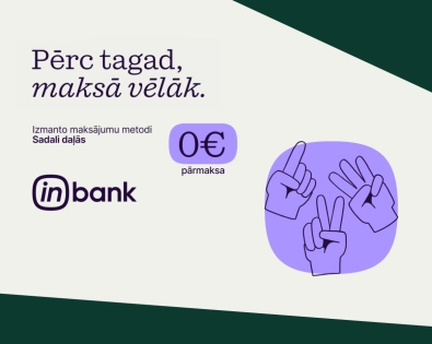 Pērc tagad, maksā vēlāk.