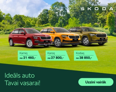 Izvēlies savu ideālo modeli – Kodiaq, Karoq vai Kamiq – un ļauj vasarai sākties ar stilu.