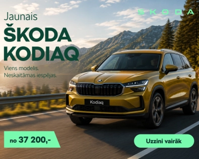 Viens modelis. Neskaitāmas iespējas - Škoda Kodiaq!
