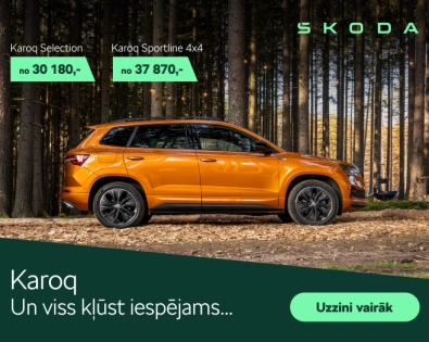 Piedāvājumā labi aprīkots Karoq par īpašo cenu, pieejami arī auto ar 4x4.